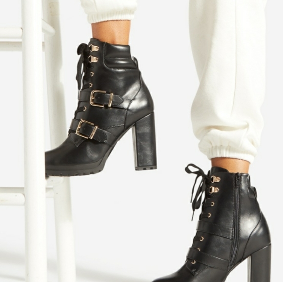 Analisa Block Heel Bootie 